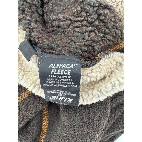 Kühl Alfpaca Mens L Brown Fleece Sweater Jacket‎ With Sherpa Lining & Half-Zip - Picture 8 of 9